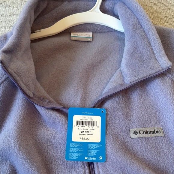 Columbia Women's Lavender Fleece Jacket - Picture 2 of 2
